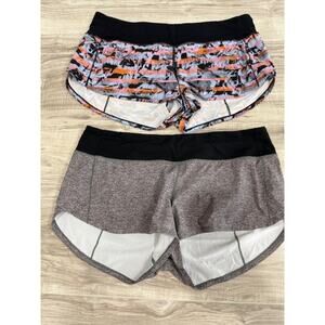 Lululemon Women's Athletic Lined 2.5" Inseam Shorts-Size 10 Lot of 2